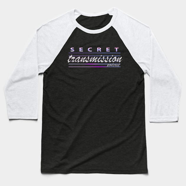 Unsolved Secret Transmission Baseball T-Shirt by Secret Transmission Podcast